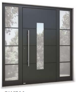 Modern Hinged Entrance Door – Triple Glazed, PAS 24 - Image 2