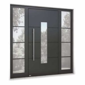Modern Hinged Entrance Door – Triple Glazed, PAS 24